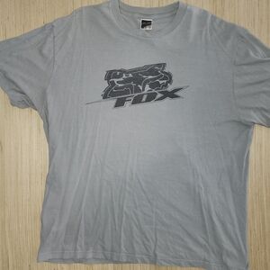 Fox Men's Light Gray Graphic Tee